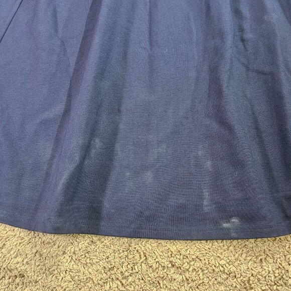 NWT City Chic Dress Womens XL 22 Navy Fit & Flare Midi Classic Sleeve Pockets - Picture 8 of 14